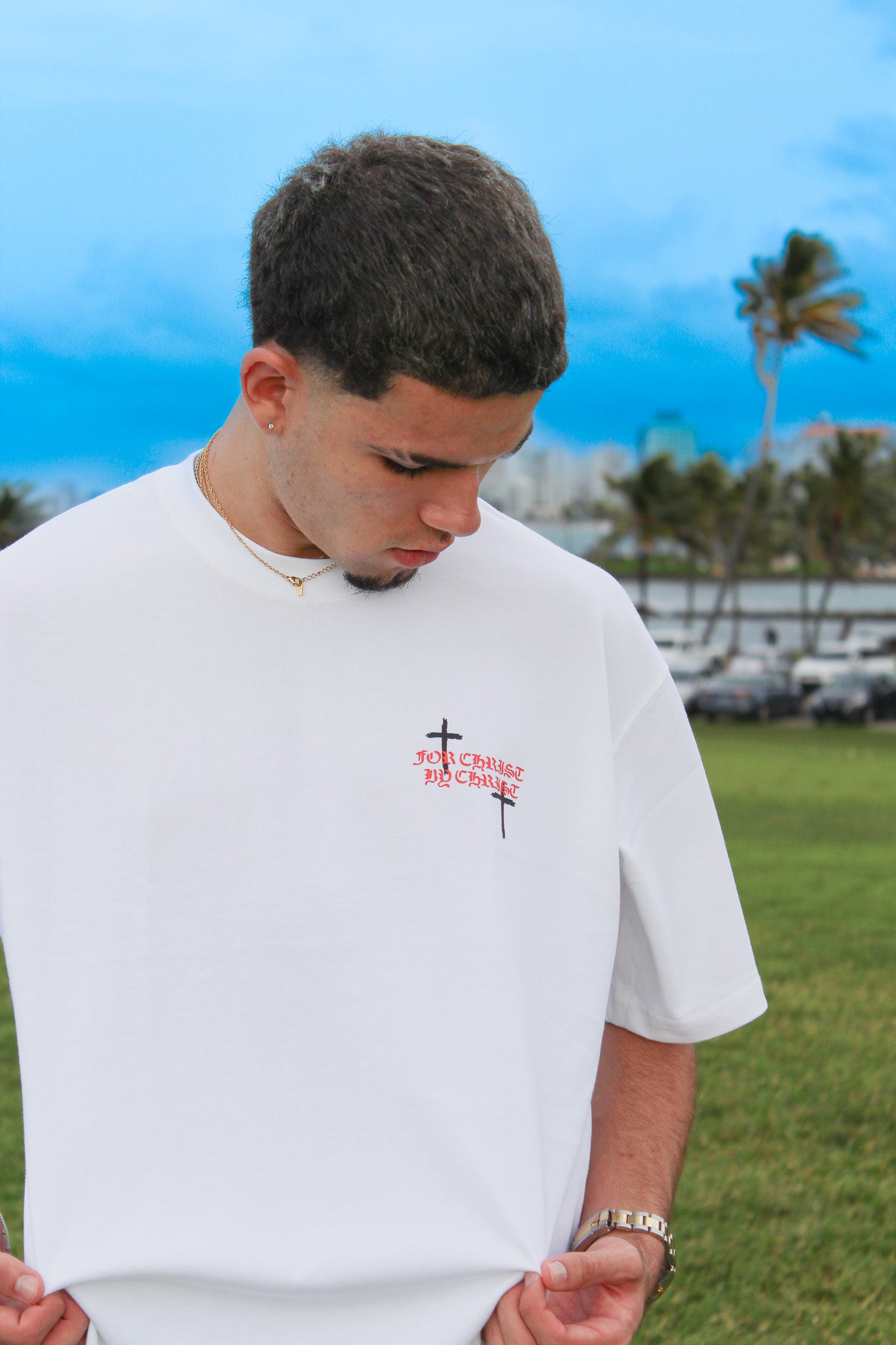 For Christ By Christ Oversize Tee